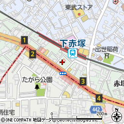 赤塚内科伊賀医院周辺の地図