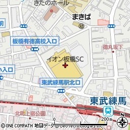 スタジオアリス　イオン板橋店周辺の地図