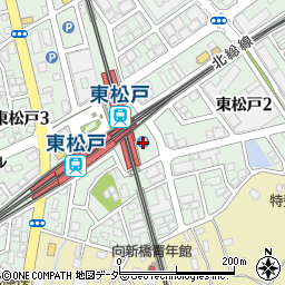 マルエツ東松戸駅店駐車場周辺の地図