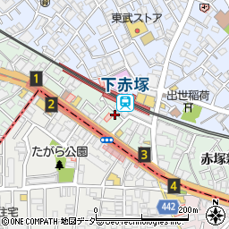 鰻の成瀬 下赤塚駅前店周辺の地図