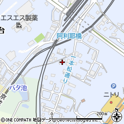 千葉県成田市不動ケ岡1122周辺の地図