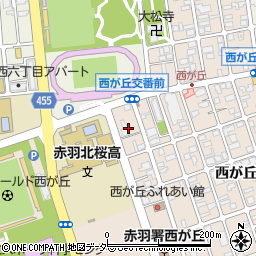 東京都北区西が丘1丁目45周辺の地図