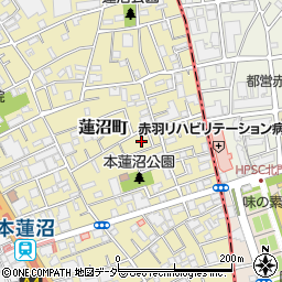 東京都板橋区蓮沼町29周辺の地図
