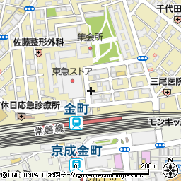 株式会社エイブル　金町店周辺の地図