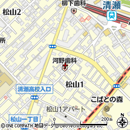 旭鮨清瀬店周辺の地図