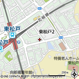 クリオ東松戸周辺の地図