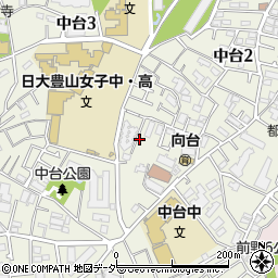 東京都板橋区中台周辺の地図