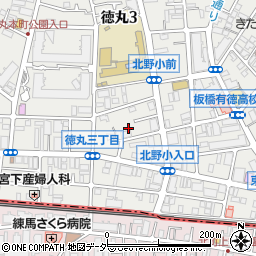 東京都板橋区徳丸3丁目13周辺の地図