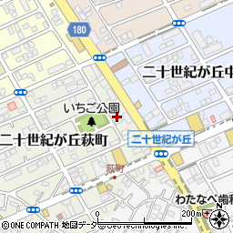 千葉県松戸市二十世紀が丘萩町10-2周辺の地図