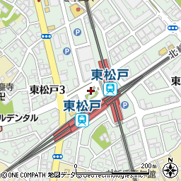 千葉県松戸市東松戸周辺の地図