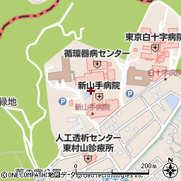 東京都東村山市諏訪町周辺の地図