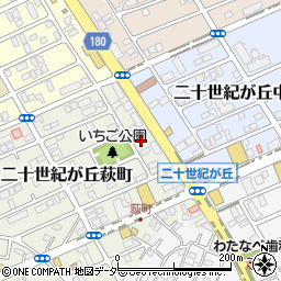 千葉県松戸市二十世紀が丘萩町10-3周辺の地図