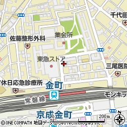 しちりん金町駅前店周辺の地図