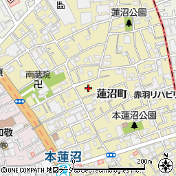 東京都板橋区蓮沼町43周辺の地図