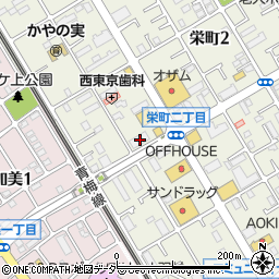 羽村ケアセンターそよ風周辺の地図