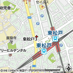 きららデンタル東松戸周辺の地図