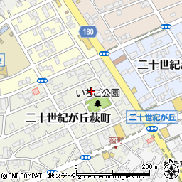 千葉県松戸市二十世紀が丘萩町50周辺の地図