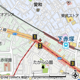 夢赤塚新町駐車場周辺の地図