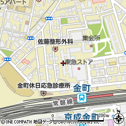 株式会社文明堂銀座店　東急金町店周辺の地図