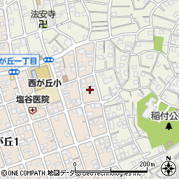 東京都北区西が丘1丁目3周辺の地図