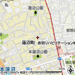 東京都板橋区蓮沼町39周辺の地図