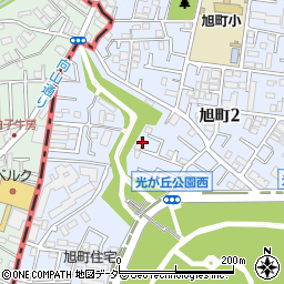 東京都練馬区旭町2丁目周辺の地図