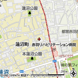 東京都板橋区蓮沼町38周辺の地図