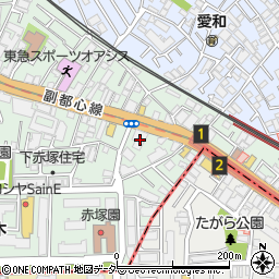 千代田赤塚ホール周辺の地図