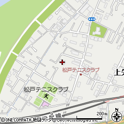 千葉県松戸市上矢切1569周辺の地図