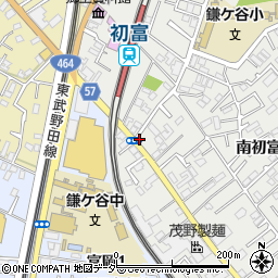 伊勢屋初富駅前店周辺の地図