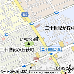 千葉県松戸市二十世紀が丘萩町8-2周辺の地図