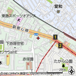 千代田赤塚ホール周辺の地図