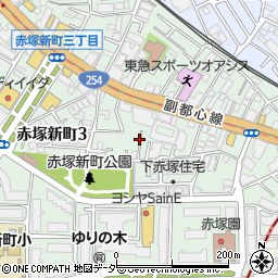 東京都板橋区赤塚新町3丁目周辺の地図
