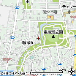 東京都足立区綾瀬6丁目周辺の地図