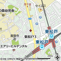 東松戸歯科クリニック周辺の地図