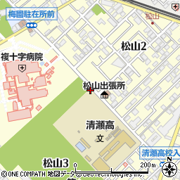 松山市民センター周辺の地図