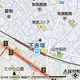 下赤塚駅前ビル周辺の地図