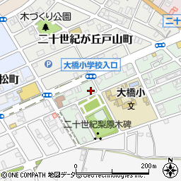 千葉県松戸市二十世紀が丘梨元町7周辺の地図