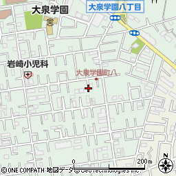 東京都練馬区大泉学園町8丁目周辺の地図