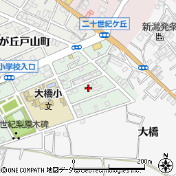 千葉県松戸市二十世紀が丘梨元町58周辺の地図