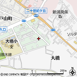 千葉県松戸市二十世紀が丘梨元町52周辺の地図