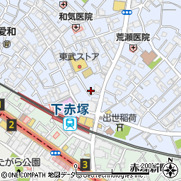 跡部柔道場周辺の地図