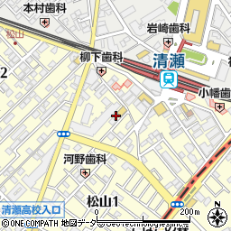 麺匠和蔵清瀬店周辺の地図