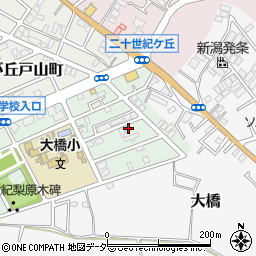 千葉県松戸市二十世紀が丘梨元町56周辺の地図