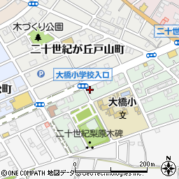 千葉県松戸市二十世紀が丘梨元町26周辺の地図