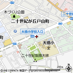 千葉県松戸市二十世紀が丘梨元町27周辺の地図