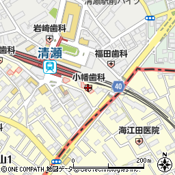 カイセイ調剤薬局　清瀬駅前店周辺の地図