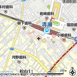 セブンイレブン清瀬駅南口店周辺の地図