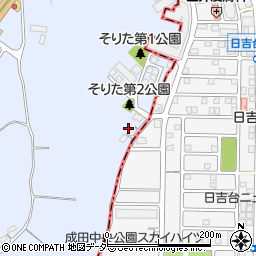 千葉県成田市不動ケ岡105周辺の地図