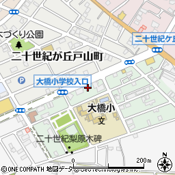 千葉県松戸市二十世紀が丘梨元町30周辺の地図